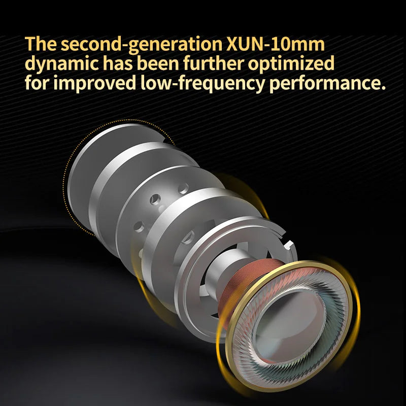 KZ Krila In Ear HiFi Earphone 1DD+1BA High-end Tunable balanced armature Earphones Monitor Headphone Cancelling Earbuds