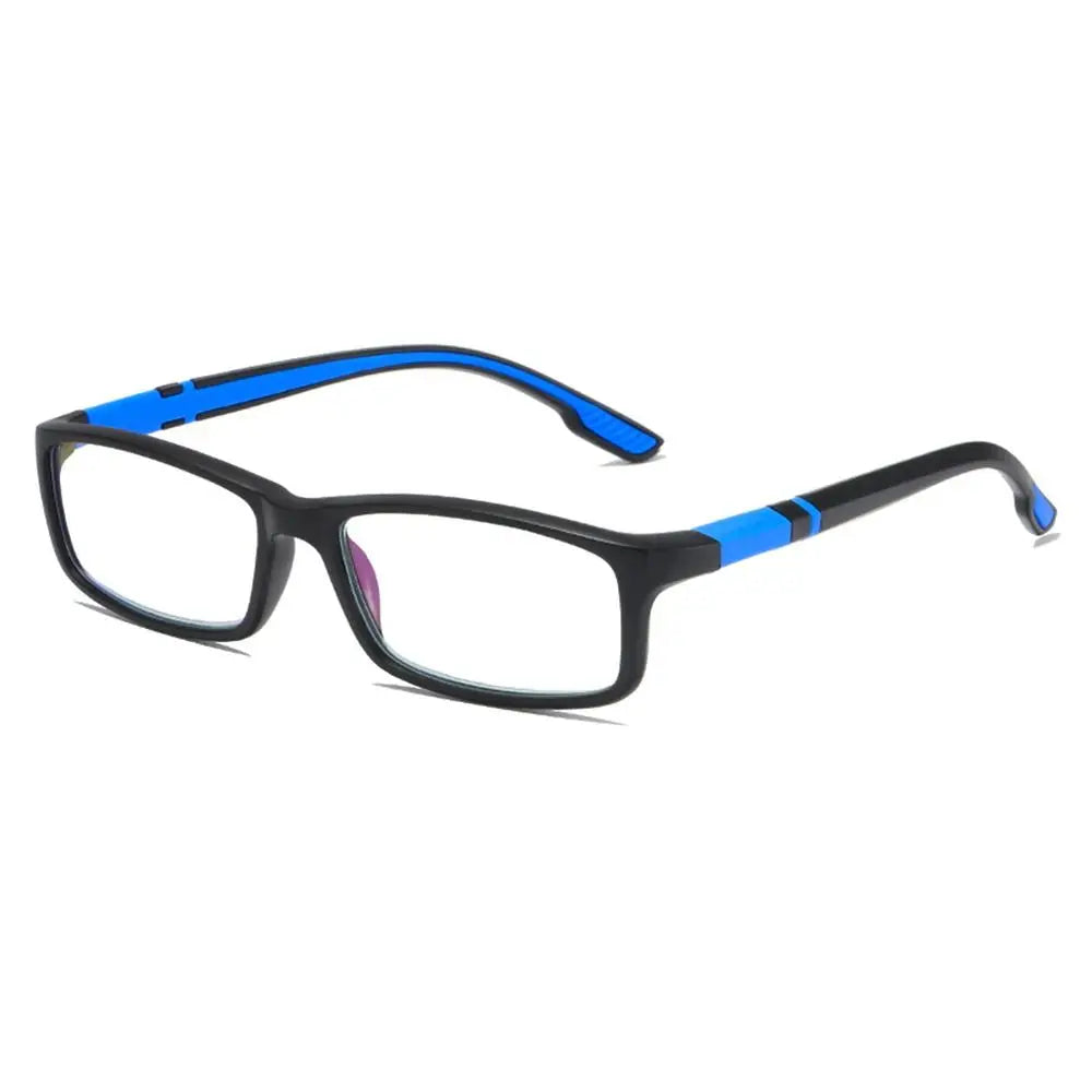 Reading Glasses Men Fashion Sports Anti-blue Light Blocking Reading Eyewear Grey Red TR90 Frame Presbyopia Eyeglasses