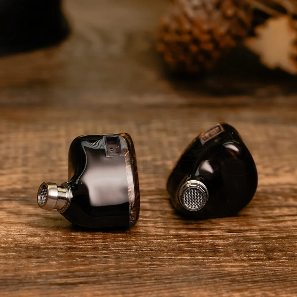 HiFiGo DUNU x Gizaudio DaVinci 2DD+4BA Hybrid In-ear Monitor Earphones with 3.5mm+4.4mm Swappable Termination Plugs Cable
