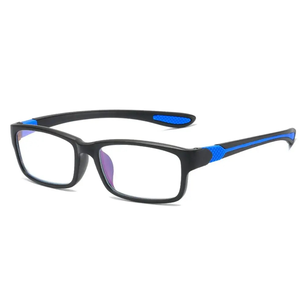 Reading Glasses Men Fashion Sports Anti-blue Light Blocking Reading Eyewear Grey Red TR90 Frame Presbyopia Eyeglasses