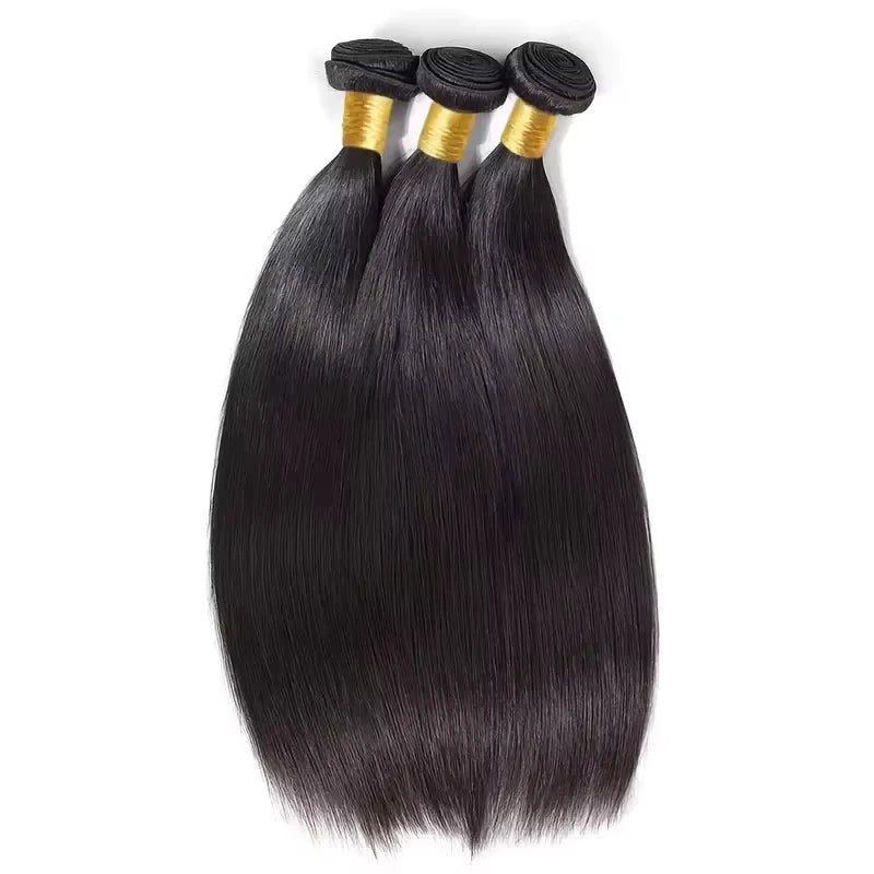 Brazilian Bone Straight Human Hair 3 4 Bundles Raw Virgin Remy Hair Extensions Natural Color Long Hair For Women 30 Inch Hair
