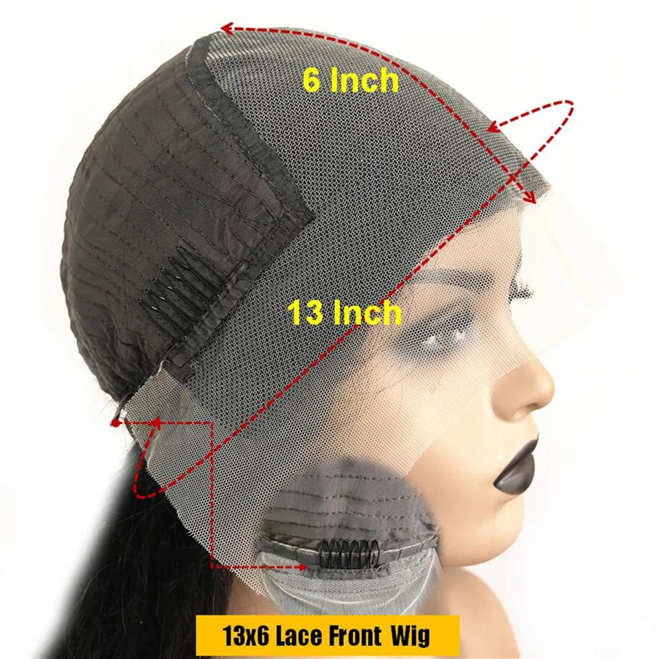 5x5 Silk Top Human Hair Wigs With Bangs Straight Hair Bob Wig 8-18" Natural Black Color Short 13x6 Lace Frontal Human Hair Wigs