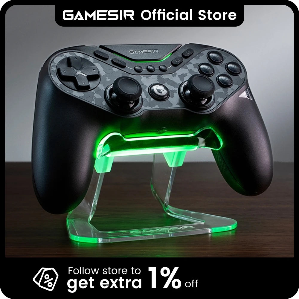 GameSir Tarantula Pro Switch controller wireless gamepad with 9 mappable buttons, 6-axis gyroscope, Hall Effect triggers and NFC