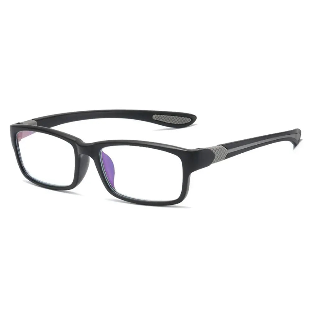 Reading Glasses Men Fashion Sports Anti-blue Light Blocking Reading Eyewear Grey Red TR90 Frame Presbyopia Eyeglasses