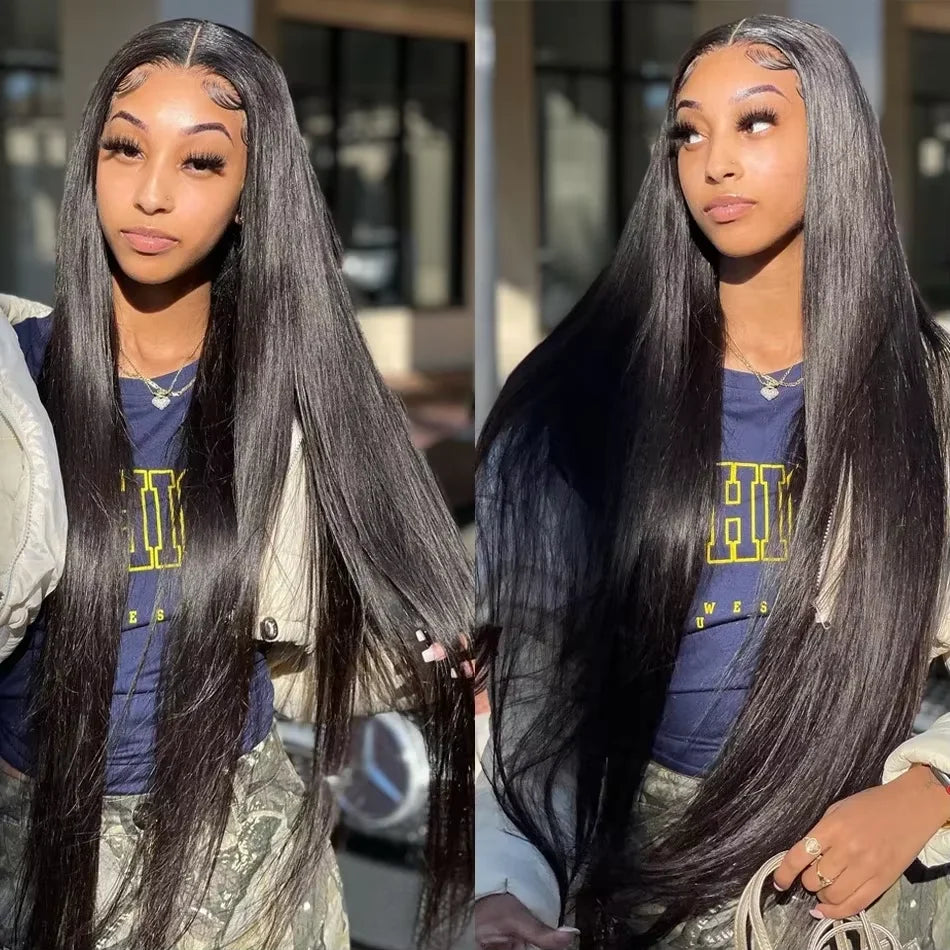 Brazilian Bone Straight Hair Bundles Double Weft Hair Bundles Natural Black 1/3/4 Bundles 100% Human Hair Extensions For Women