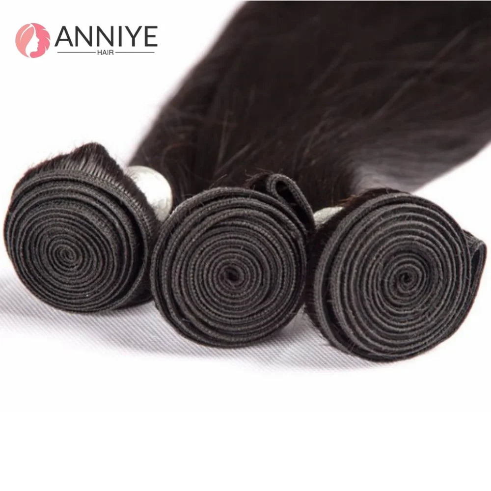 Bone Straight Human Hair Bundles 1/3/4 Bundles Raw Hair Bundles 100% Human Hair Brazilian Virgin Hair Natural Color Wholesale