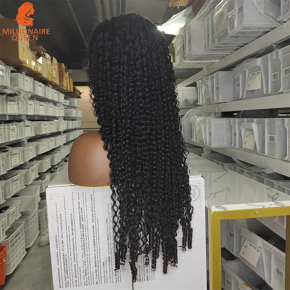 Burmese Curly 13x4 Real HD Lace Front Wigs Ready To Wear Glueless Human Hair Wig 5x5 Full Lace Wig For Women Millionaire Queen