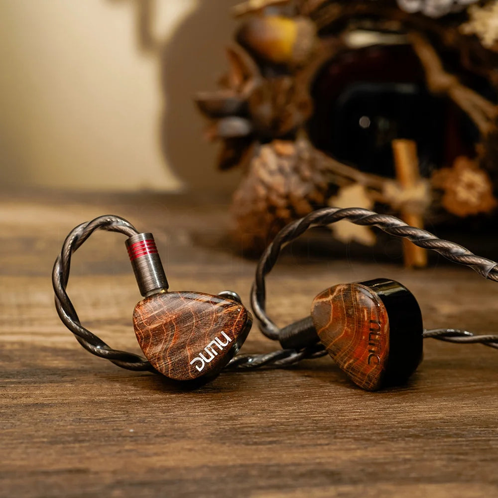 HiFiGo DUNU x Gizaudio DaVinci 2DD+4BA Hybrid In-ear Monitor Earphones with 3.5mm+4.4mm Swappable Termination Plugs Cable