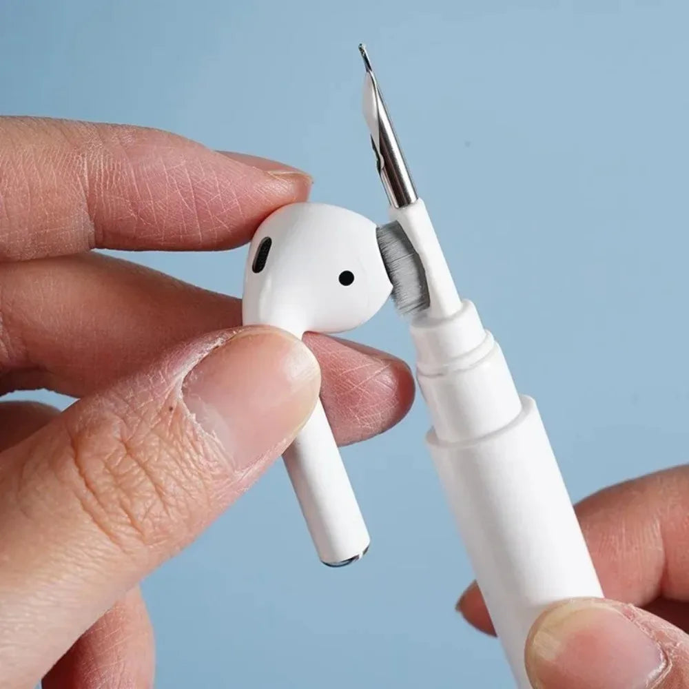 2 IN1 Cleaner Kit Set Bluetooth Earphones Cleaning Pen for Airpods 3 Pro Case 13 Brush Headsets Cleaners Earbuds Cleaning Tools